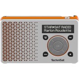 TechniSat DigitRadio 1 Hordozható Digitális Narancssárga, Ezüst