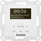 TechniSat DIGITRADIO UP 55 Analóg és digitális Fehér Rádió