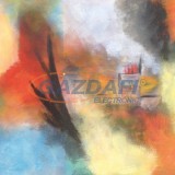 TECHNOTHERM ISP-AL 10 450-RF Infrapanel, 0,45kW, "absztrakt 10" nyomtatott, porszórt felület, külső termosztáttal vezérelhető