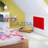 TECHNOTHERM ISP-R 950 RF Infrapanel, 0,95kW, piros, porszórt felület, külső termosztáttal vagy interneten vezérelhető