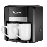 Techwood 2 csésze pour-over kávéfőző (black)