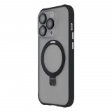 TectoShield Ring Secure MagSafe-kompatibilis tok iPhone 15 Plus - fekete