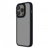 TectoShield Satin Elegant Matt tok iPhone 15 Pro Max - fekete