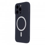 TectoShield Silicon Soft MagSafe-kompatibilis tok iPhone 15 Plus - sötétkék