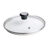 Tefal 28097712 28 cm, üveg-rozsdamente acél-műanyag Fekete-Inox-Átlátszó fedő