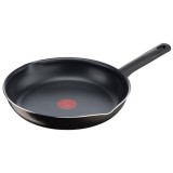 Tefal B5680683 Early Plus 28 cm, Thermo-Signal, tapadásmentes Fekete serpenyő