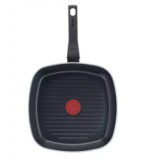 Tefal Easy Plus Grill serpenyő, 26cm, fekete (B5694053)