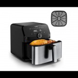 Tefal EY855D10 Easy Fry Mega AirFryer Forrólevegős sütő 7,5L 2000 Watt - Fekete (EY855D10)