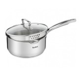 Tefal G7192255 Duetto+ 16 cm, 2 l, nemesacél Inox-Átlátszó nyeles lábas