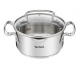Tefal G7194355 Duetto+ 18 cm, 2 l, rozsdamentes acél Inox-Átlátszó edény fedővel