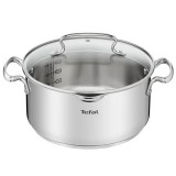 Tefal, G7194656, Duetto+, 24 cm, Tapadásmentes, Lábas fedővel