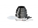 Tefal L6839002 Ingenio Titanium Fusion 12 részes edényszett, fekete