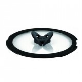 Tefal L9846453 Ingenio 22 cm, üveg-szilikon Fekete-Átlátszó fedő