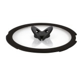 Tefal L9846753 Ingenio 28 cm, üveg-szilikon Fekete-Átlátszó fedő