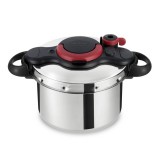 Tefal P4620768 ClipsoMinut Easy 6 l, 37 × 28,5 × 24,6 cm, 5 biztosíték Inox-Fekete-Piros kukta