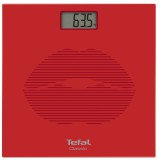 Tefal PP1149V0 max. 160 kg, 100 g pontosság, 35 x 70 mm kijelző Piros-Mintás személymérleg