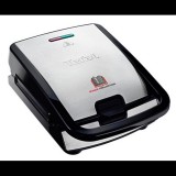 Tefal Snack Collection SW852D szendvicssütő 700 W Fekete, Rozsdamentes acél (SW852D12)