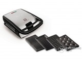 Tefal SW854D16 Snack Collection 4 az 1-ben szendvicssütő, ezüst