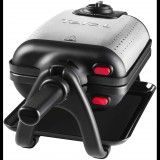 Tefal WM756D gofrisütő 2 gofri(k) 1200 W Fekete, Rozsdamentes acél (WM756D)