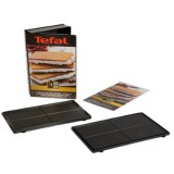Tefal XA800512 Snack Collection 225 x 130 mm, tapadásmentes Fekete ostya sütőlap szett (2 db)