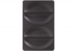 Tefal XA800812 Snack Collection 225 x 130 mm, tapadásmentes Szürke kifli sütőlap szett (2db)