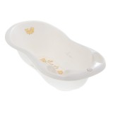 Tega Baby Tega babakád 102cm leeresztős LUX Teddy Bear fehér gyöngyház