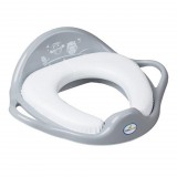 TEGA Gyermek WC ülőke puha Baglyocska szürke