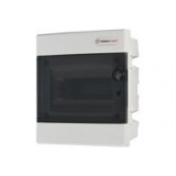 Tehnoplast SÜLLYESZTETT KISELOSZTÓ DOBOZ, C SOROZAT, 8MODULOS,ÁTLÁTSZÓ AJTÓ-1SOROS,211X232X99MM,IP40