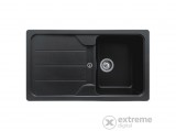 TEKA 40144501 45 B TG gránit mosogatótálca, 1 medencés, csepptálcával, 335x420x190mm, fekete
