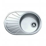 Teka mosogató DR 77 1B 1D (1 medence, 1 csepptálca) 770*500mm kerek medencés beépíthető 40127301