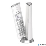 Telefon, vezeték nélküli, PANASONIC, &#039;KX-TGK210PDW DECT&#039;, fehér