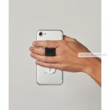 Telefontartó vagy állvány, fekete