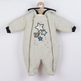 Téli kapucnis kezeslábas Koala Star Vibes kék