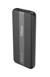 Tellur PBC103 10000mAh power bank, 2xUSB+Type-C+MicroUSB, black