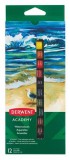 Tempera készlet, 12 darabos, 12 ml, DERWENT Academy (E2302404)