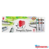 Tempera színes 10x16ml, Süni Ico 10 különféle szín