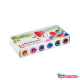 Tempera tégelyes 12x25ml, Süni Ico 12 különféle szín