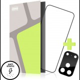 Tempered Glass Protector for iPhone 17 Pro, with adhesive ESD layer to repel dust (CaseFriendly) (TGD-IP17P-BL)