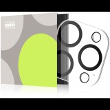 Tempered Glass Protector iPhone 15 Pro kamera védő fólia - tok és vaku kompatibilis (TGL-IP15P-BL)