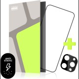 Tempered Glass Protector iPhone 16 Pro készülékhez, porlepergető kamera védő fóliával (TGD-IP16P-BL)