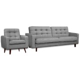 Tempo 3-üléses ülőgarnitúra ágyfunkcióval, szürke szövet, SERA