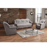 Tempo Ágyazható ülőgarnitúra,szürke szövet, METY