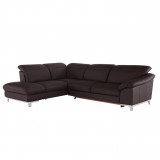 Tempo Bőr ülőgarnitúra, barna bőr, bal, TARESA