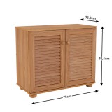 Tempo Cipősszekrény, MDF laminált, natúr, FP 01