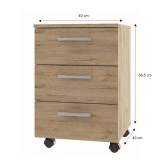 Tempo fiókos elem, tölgy san remo, ORESTES