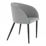 Tempo Fotel, anyag szürke/fekete, RAVEN