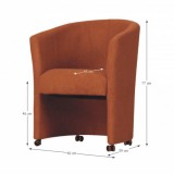 Tempo Fotel, barna, ELIZA