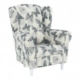 Tempo Füles fotel, szövet butterfly 1, CHARLOT