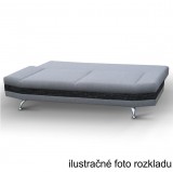 Tempo Kinyitható kanapé, fekete/ szürke melír, NORA