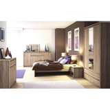 Tempo Komód, DTD laminált, Tölgy sonoma, NORTY TYP 11